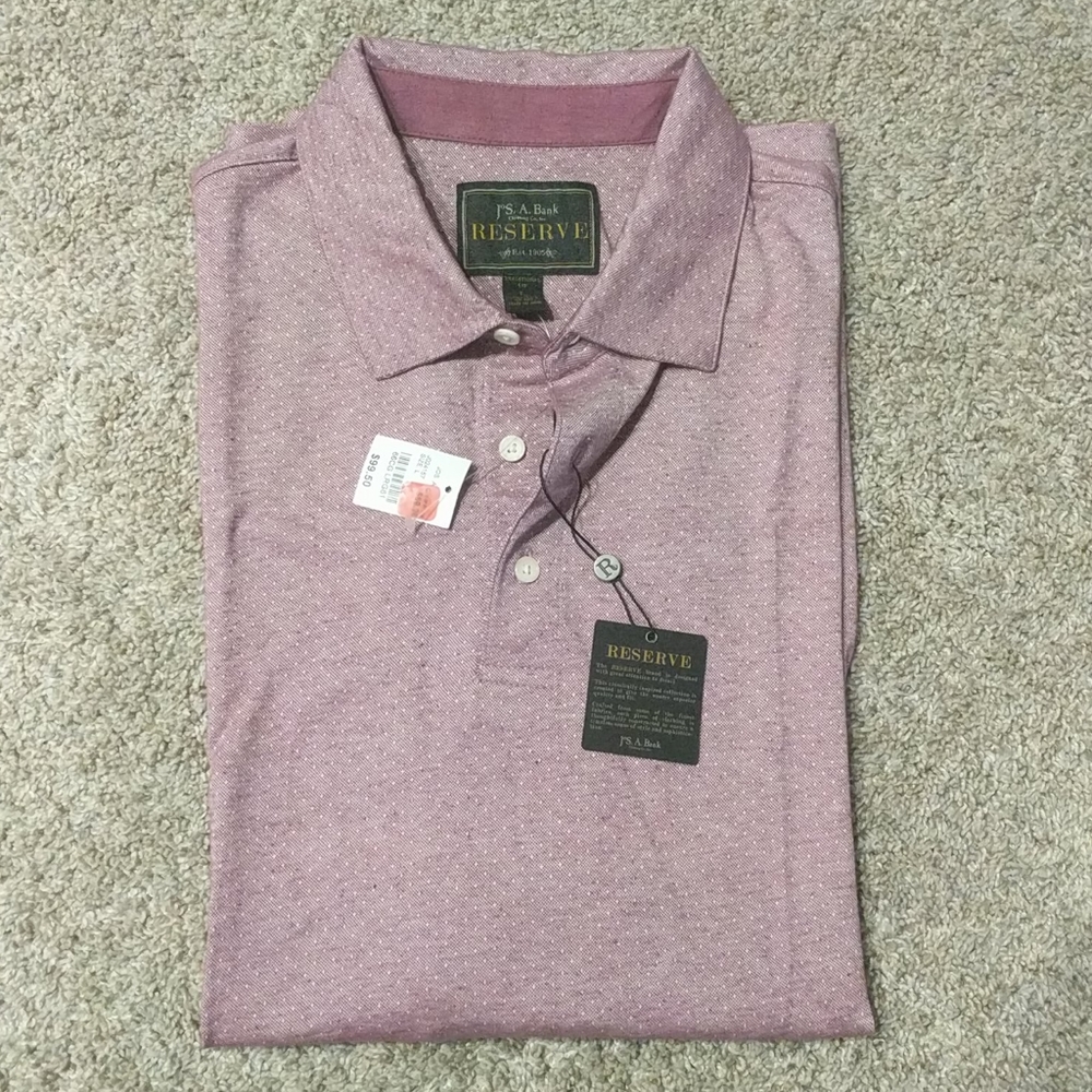 NWT Joseph A. Bank Large Polo Shirt